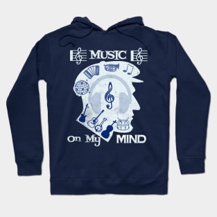 Music on my mind T Shirt for Music Lover Hoodie